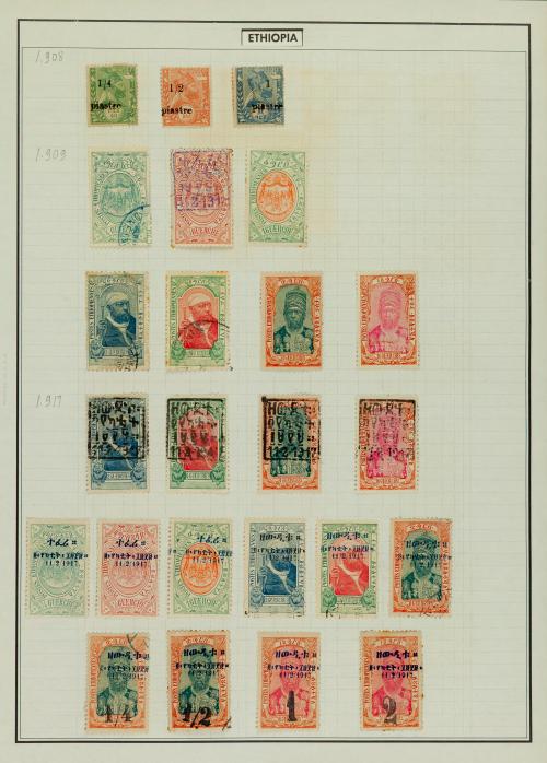 Imperio de Etiopía - De Menelik II a Haile Selassie I