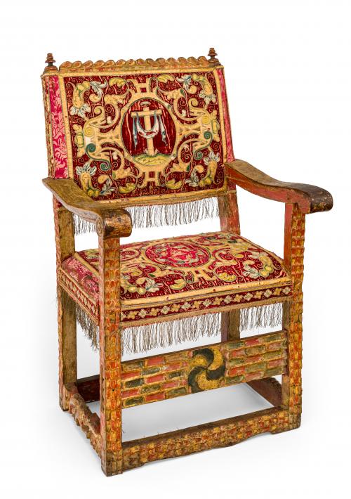 Silla de brazos o frailera litúrgica