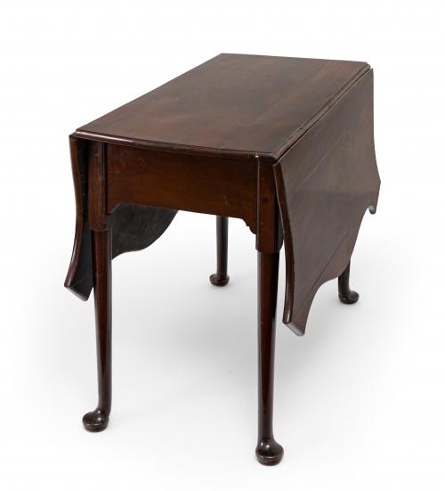 Mesa de comedor plegable estilo Jorge III