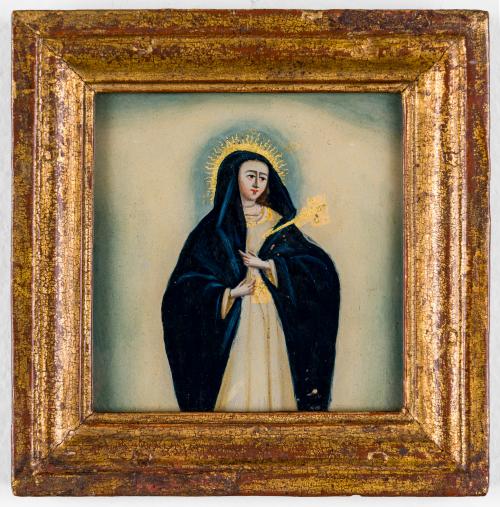 San Francisco de Paula y la Virgen Dolorosa