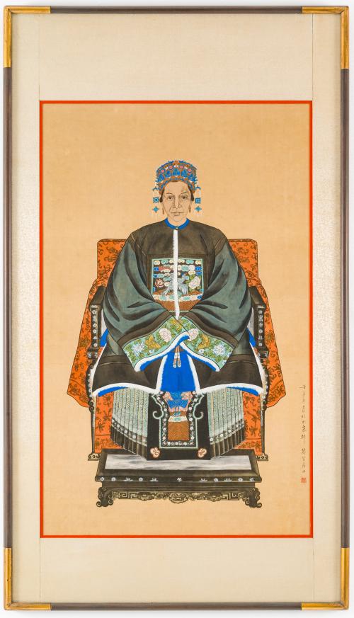 Retrato ancestral de matriarca