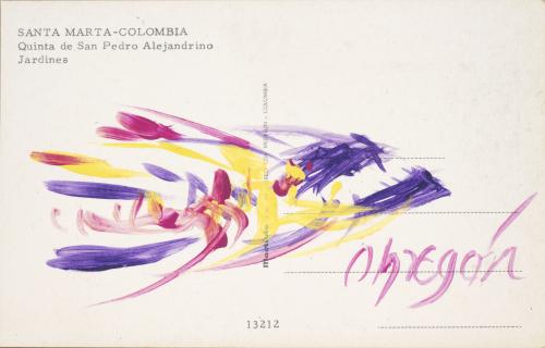 Alejandro ObregónEspaña, 1920 - Colombia, 1992 : Postal