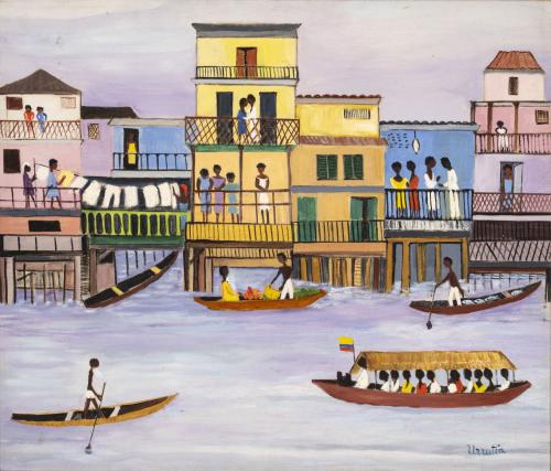 Sofía Urrutia Bolivia, 1912 - Colombia, 2002 : [Pueblo y r