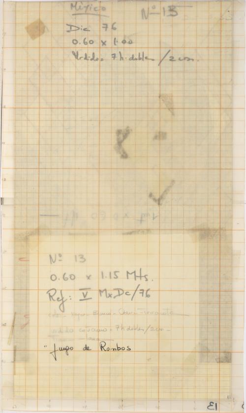 Helena Ceballos Colombia, 1931 - 2022 : Juego de rombos - 