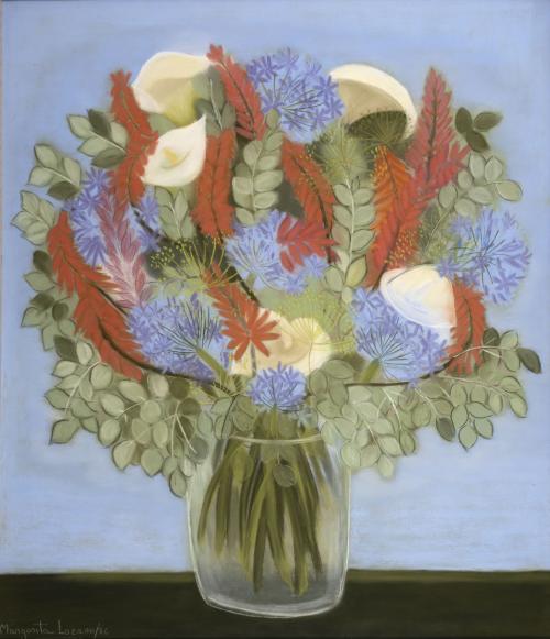 Margarita LozanoFrancia, 1936 : Jarrón con flores