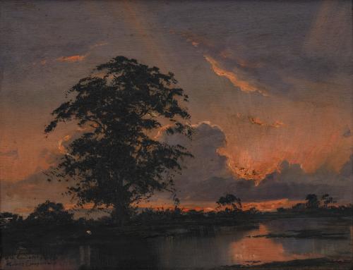 Ricardo Gómez CampuzanoColombia, 1891 - 1981 : [Atardecer]