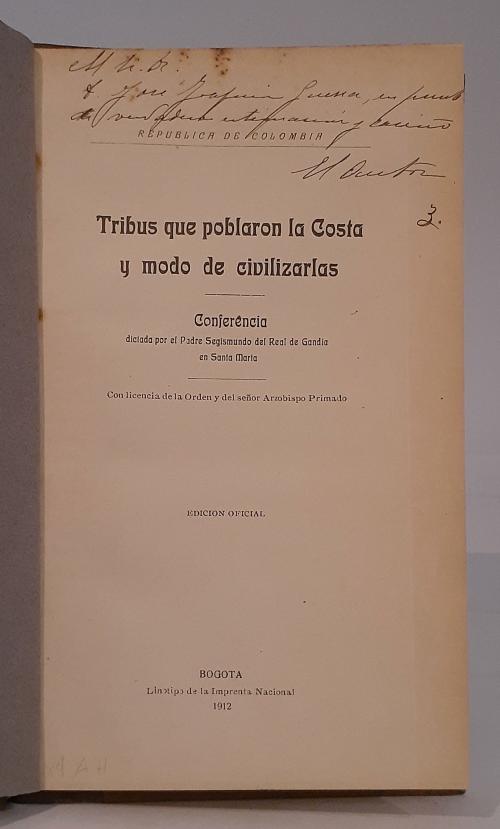  Real De Gandía, Fray Segismundo del : Tribus que poblaron 