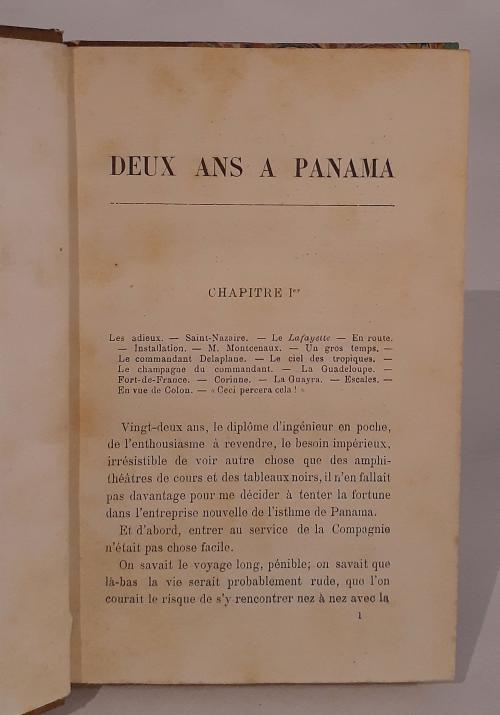 Cermoise, Henri : Deux ans à Panama - Notes et récits d&#39;un