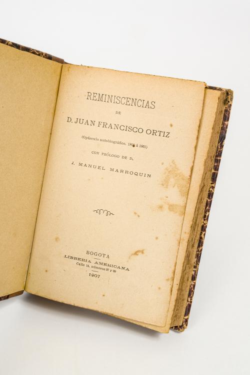 Ortíz, Juan Francisco  : Reminiscencias de D. Juan Francisc