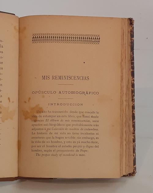 Ortíz, Juan Francisco  : Reminiscencias de D. Juan Francisc