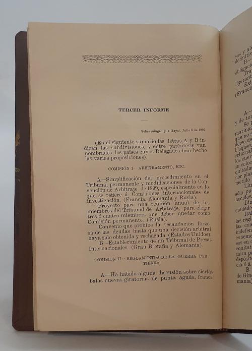 Conferencia Internacional de la Paz (1907: La Haya) : Infor