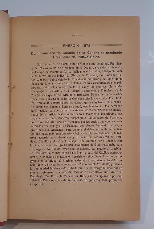 Gonzaga, Luis  : Efemérides colombianas