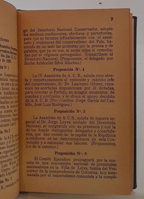 Directorio conservador de Boyacá : La labor de la Asamblea