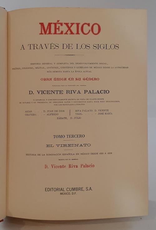 Riva Palacio, Vicente; Arias, Juan de Dios; Carles Gispert