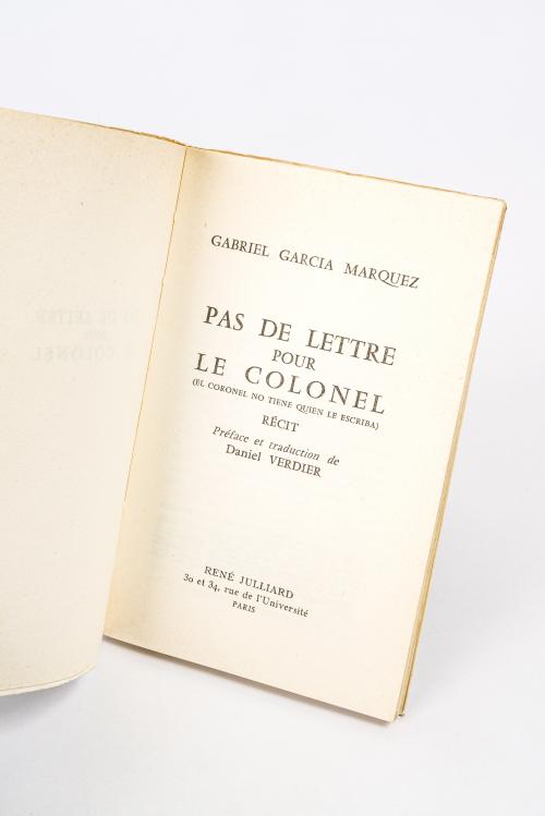 García Márquez, Gabriel  : Pas de lettre pour le colonel (E