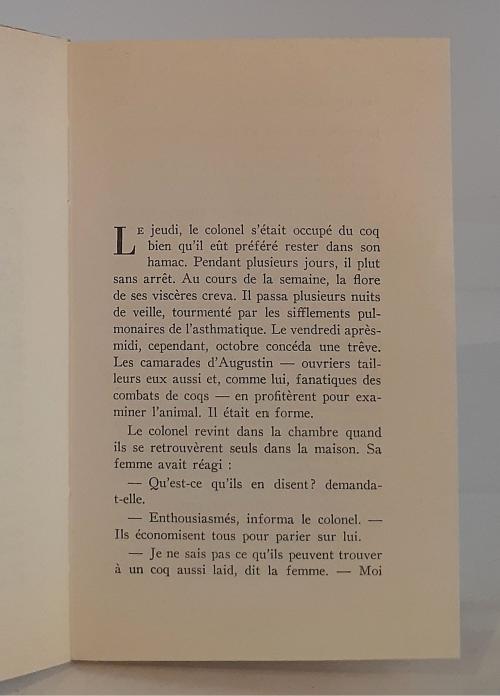 García Márquez, Gabriel  : Pas de lettre pour le colonel (E