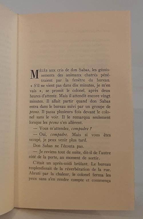 García Márquez, Gabriel  : Pas de lettre pour le colonel (E