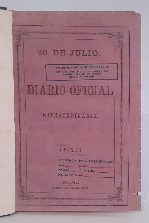 VV.AA. : 20 de julio. Diario oficial estraordinario 