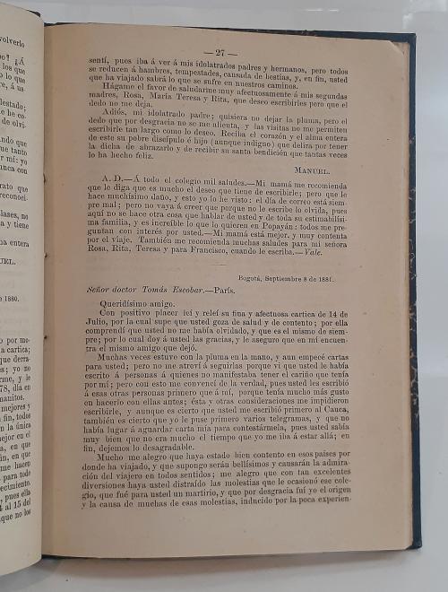 Groot, José Manuel : Réplica al ministro presbiteriano H.