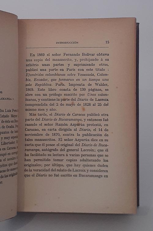 [Independencia] 5 libros, incluyendo la primera edición del