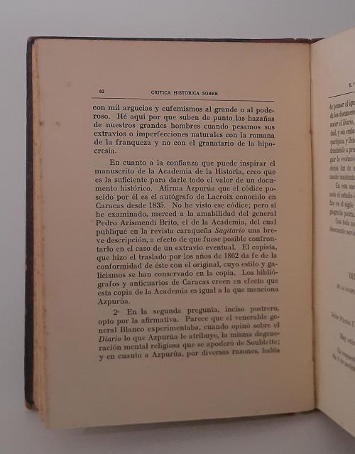 [Independencia] 5 libros, incluyendo la primera edición del