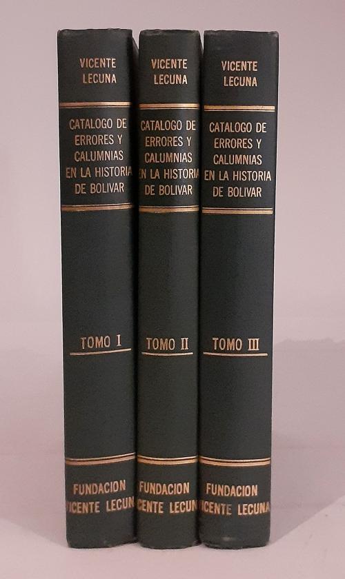 [Bolívar] Tres libros