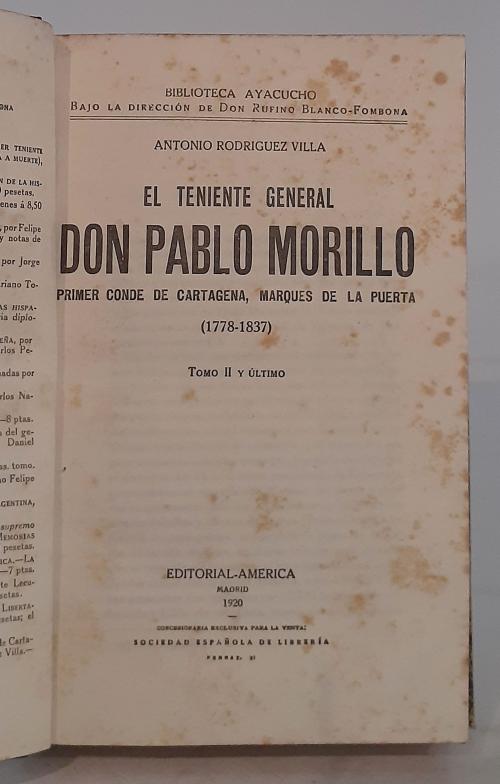 Rodríguez Villa, Antonio : El teniente general don Pablo M