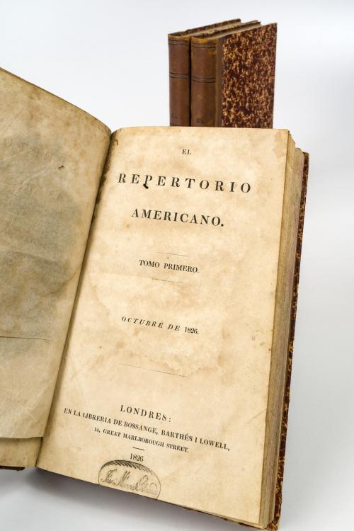 Bello, Andrés et al. : El repertorio americano. Tomos I, I