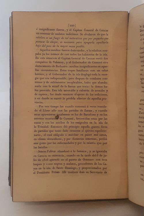 Domingo Díaz, José : Recuerdos sobre la rebelión de Caraca