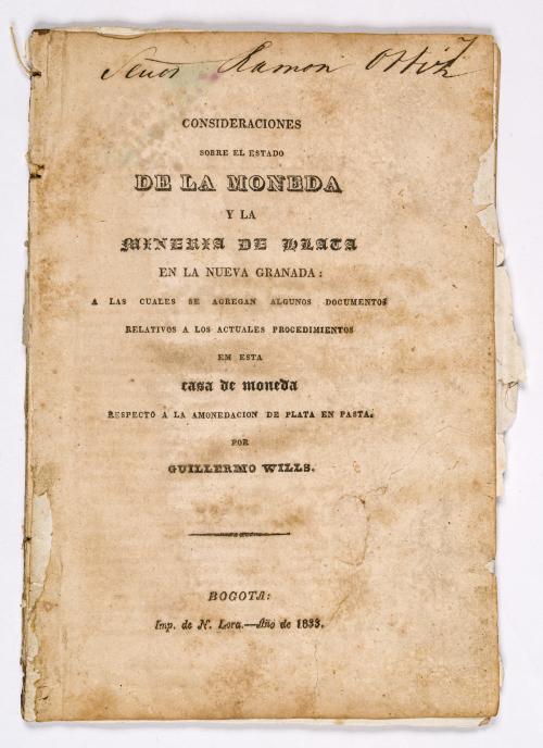 Wills, Guillermo  : Consideraciones sobre el estado de la m