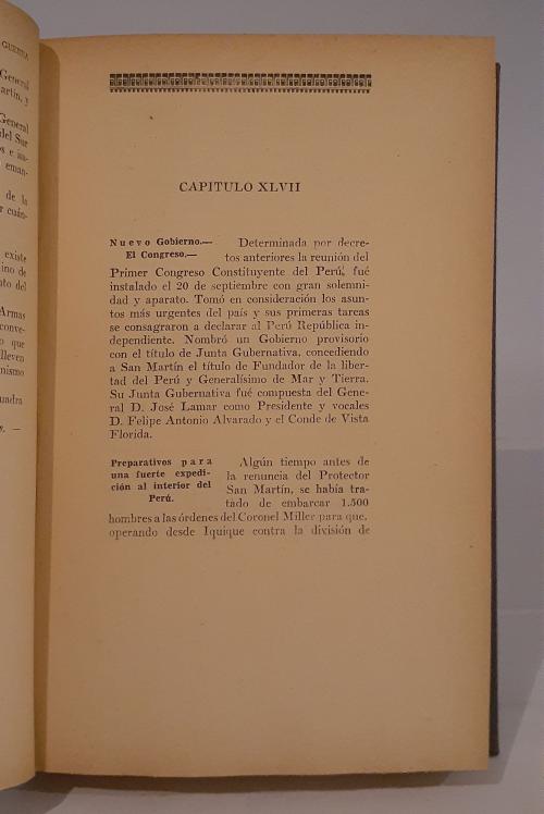 Riva Agüero, José de la : Exposición de don José de la Riv