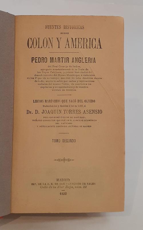 Martir de Anglería, Pedro : Fuentes históricas sobre Colón