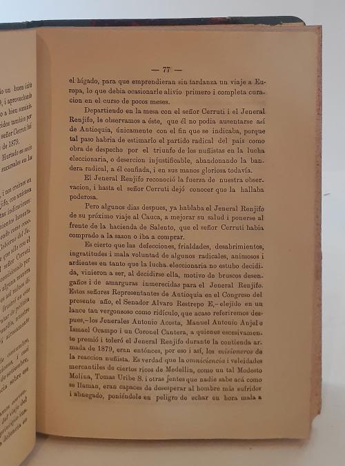  Isaacs, Jorge : La Revolución radical en Antioquia