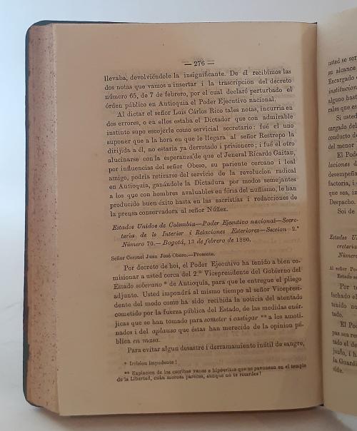  Isaacs, Jorge : La Revolución radical en Antioquia