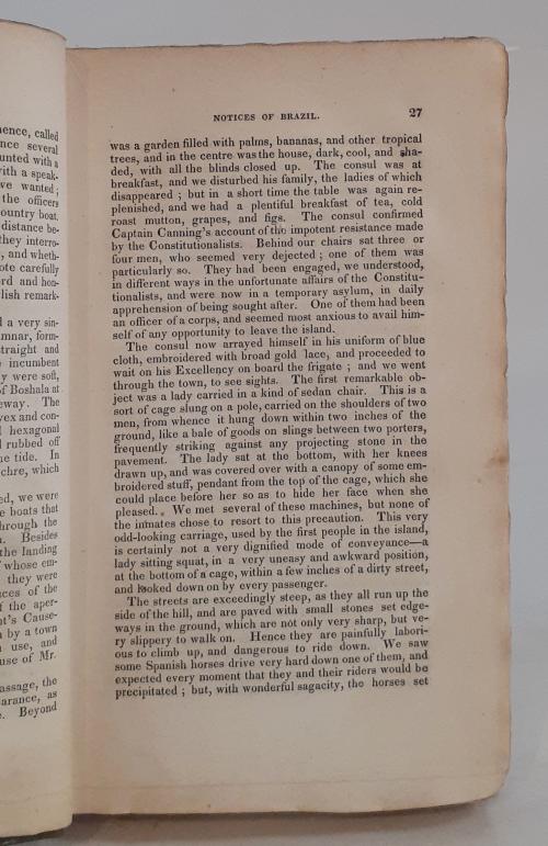 Walsh, Robert. LL. D. M. R. I. A.  : Notices of Brazil in 1