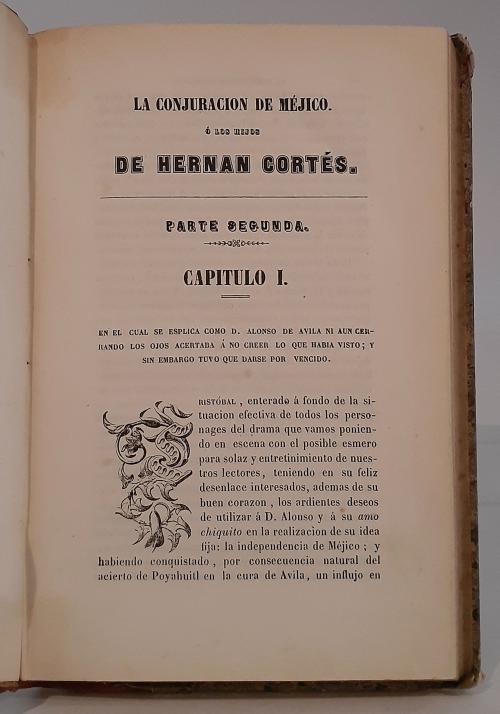 Escosura, Patricio de la : La conjuración de Méjico, o los