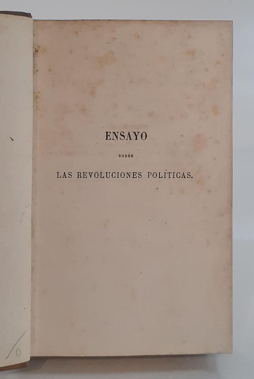 Samper, José María : Ensayo sobre las revoluciones polític