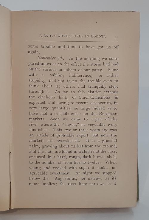 Carnegie-Williams, Rosa  : A year in The Andes; or, A lady´