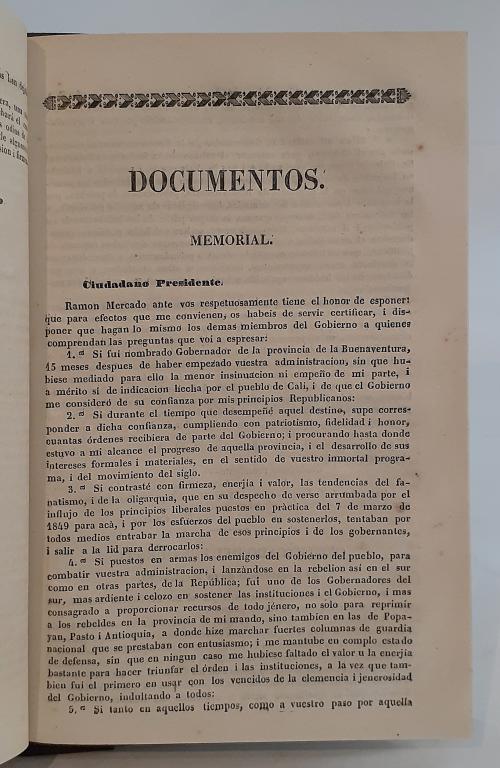 Mercado, Ramón : Memorias sobre los acontecimientos del sur