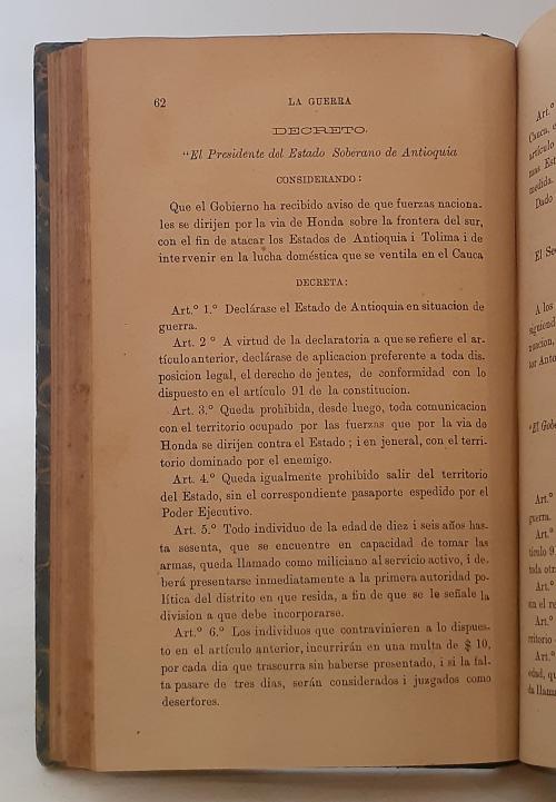 [Historia de Colombia 1876-1919] Siete libros