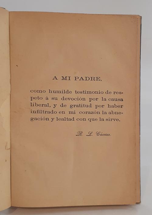 Cáceres, Rudecindo L  : Un soldado de la República en la Co