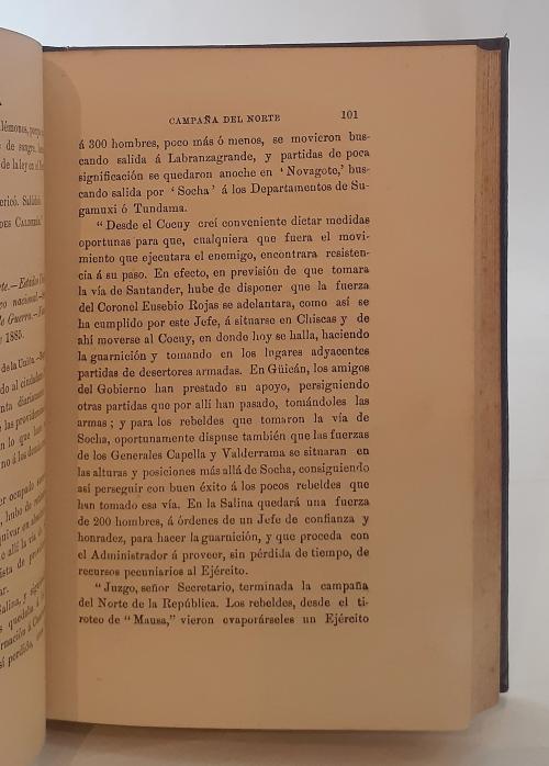 [Guerra de 1885] Cinco libros