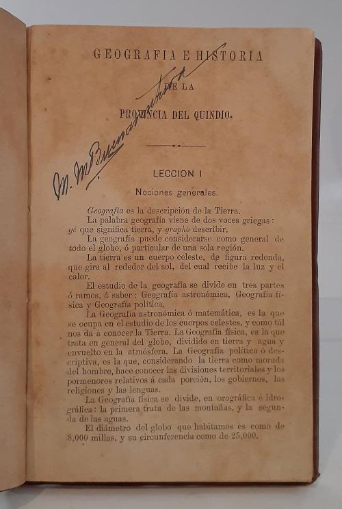 Peña, Heliodoro : Geografía e historia de la provincia del