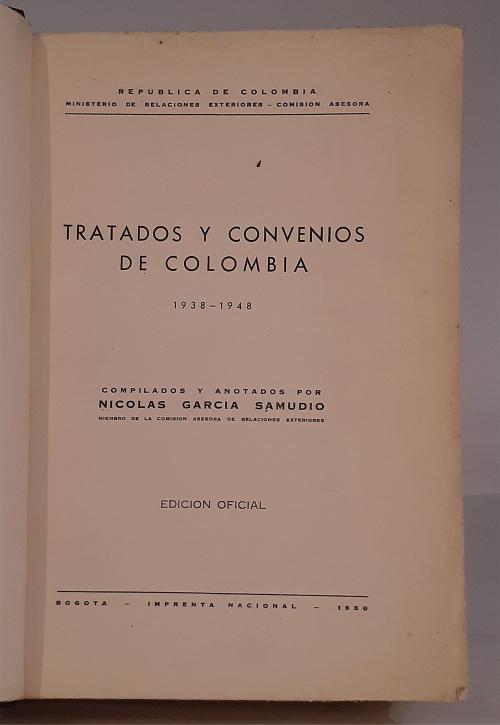 República de Colombia; Guzmán Esponda, Eduardo (comp.) : Tr