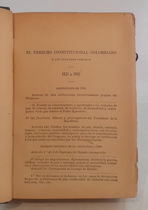 VV.AA. : Anales diplomáticos y consulares de Colombia