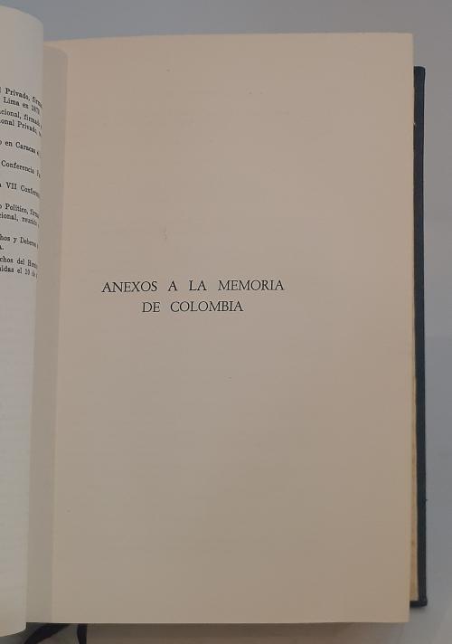 VV.AA. : Anales diplomáticos y consulares de Colombia