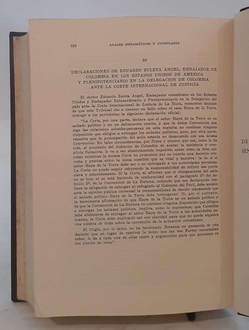 VV.AA. : Anales diplomáticos y consulares de Colombia