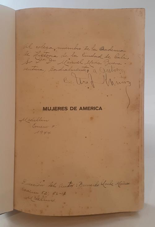  Uribe Muñoz, Bernardo : Mujeres de América