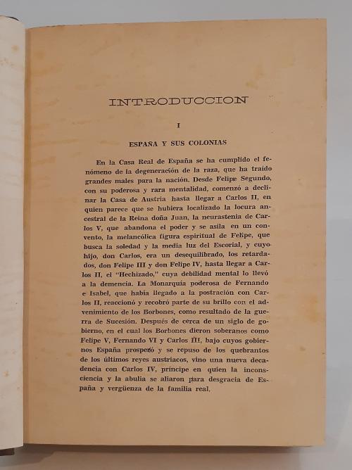 Cuervo Márquez, Luis : Independencia de las colonias Hispa