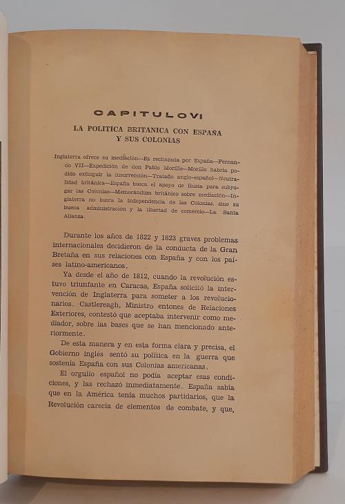 Cuervo Márquez, Luis : Independencia de las colonias Hispa